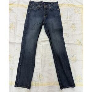 NYDJ Not Your Daughter’s Jeans Size 8 Dark Wash Straight Leg Made in USA